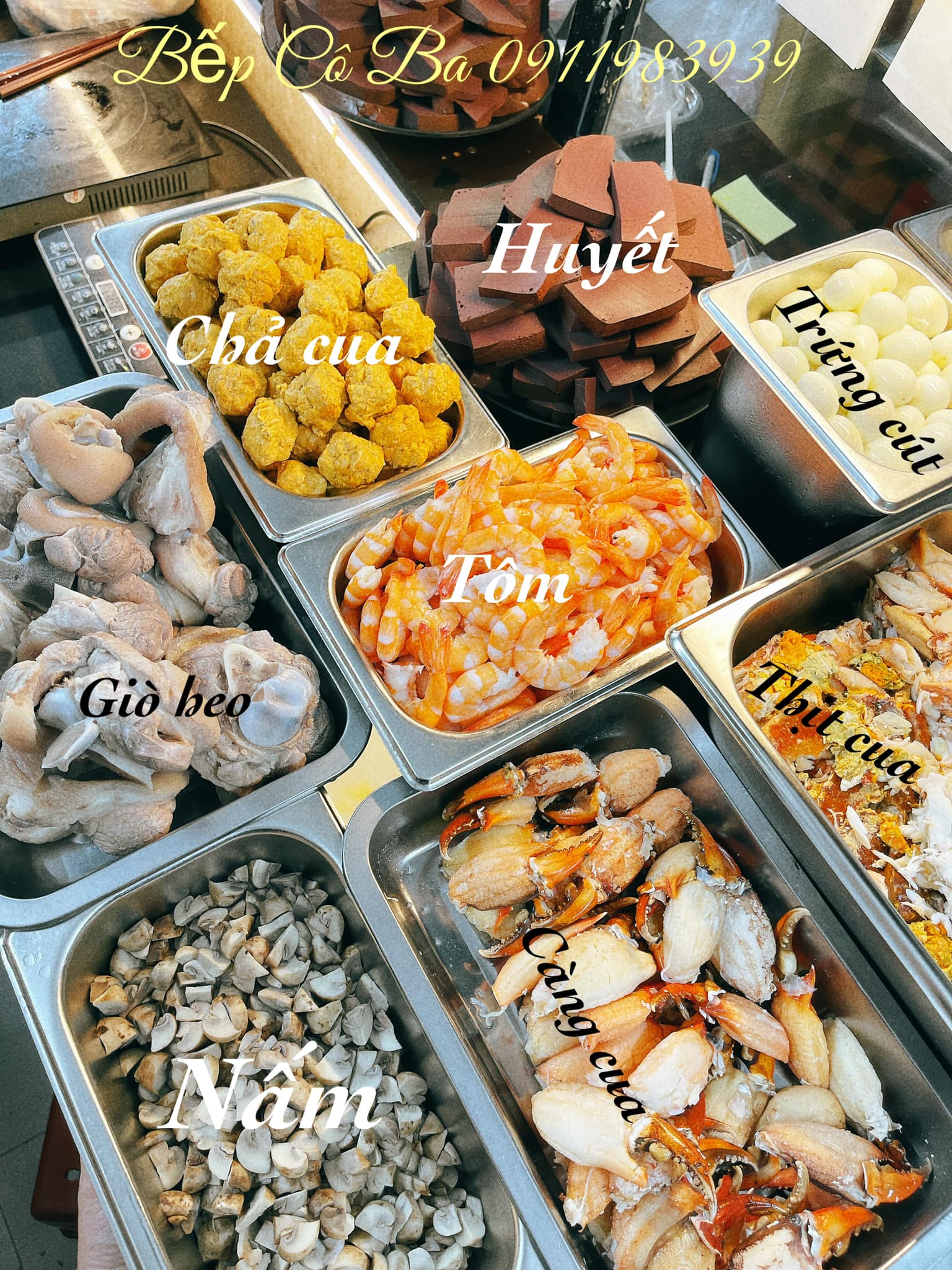 Nguyên liệu tươi ngon tại Bếp Cô Ba ảnh 2