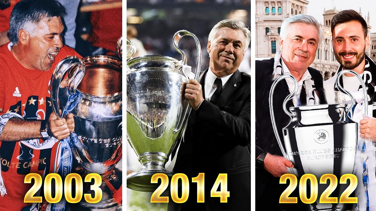 Carlo Ancelotti thành công với các đội bóng mình dẫn dắt ảnh 1