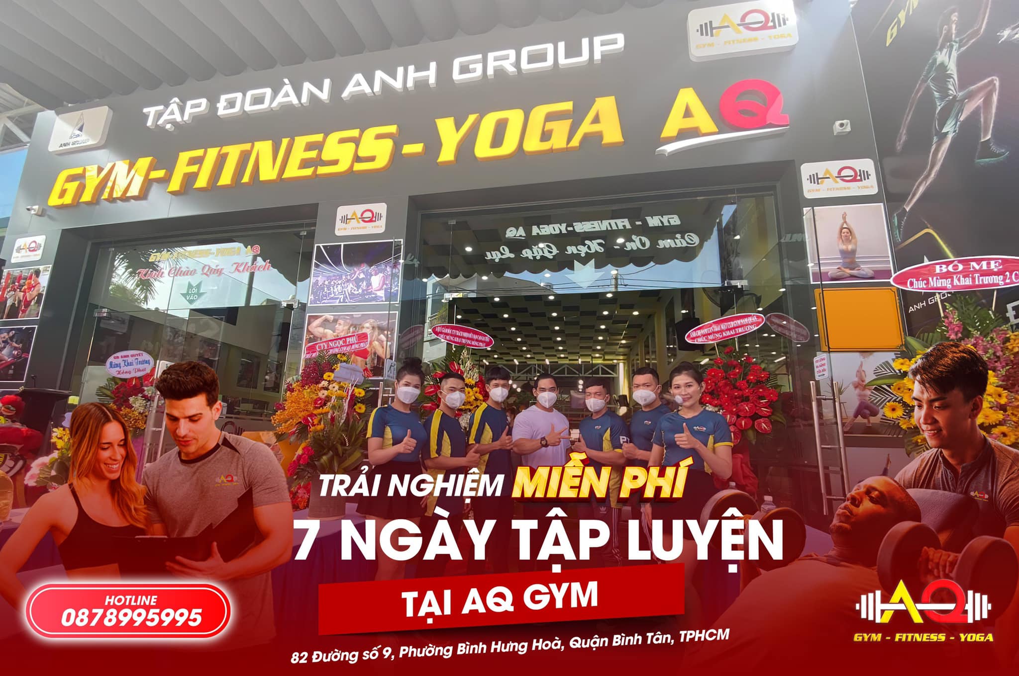 Phòng tập gym uy tín nhất quận Bình Tân, TP. HCM