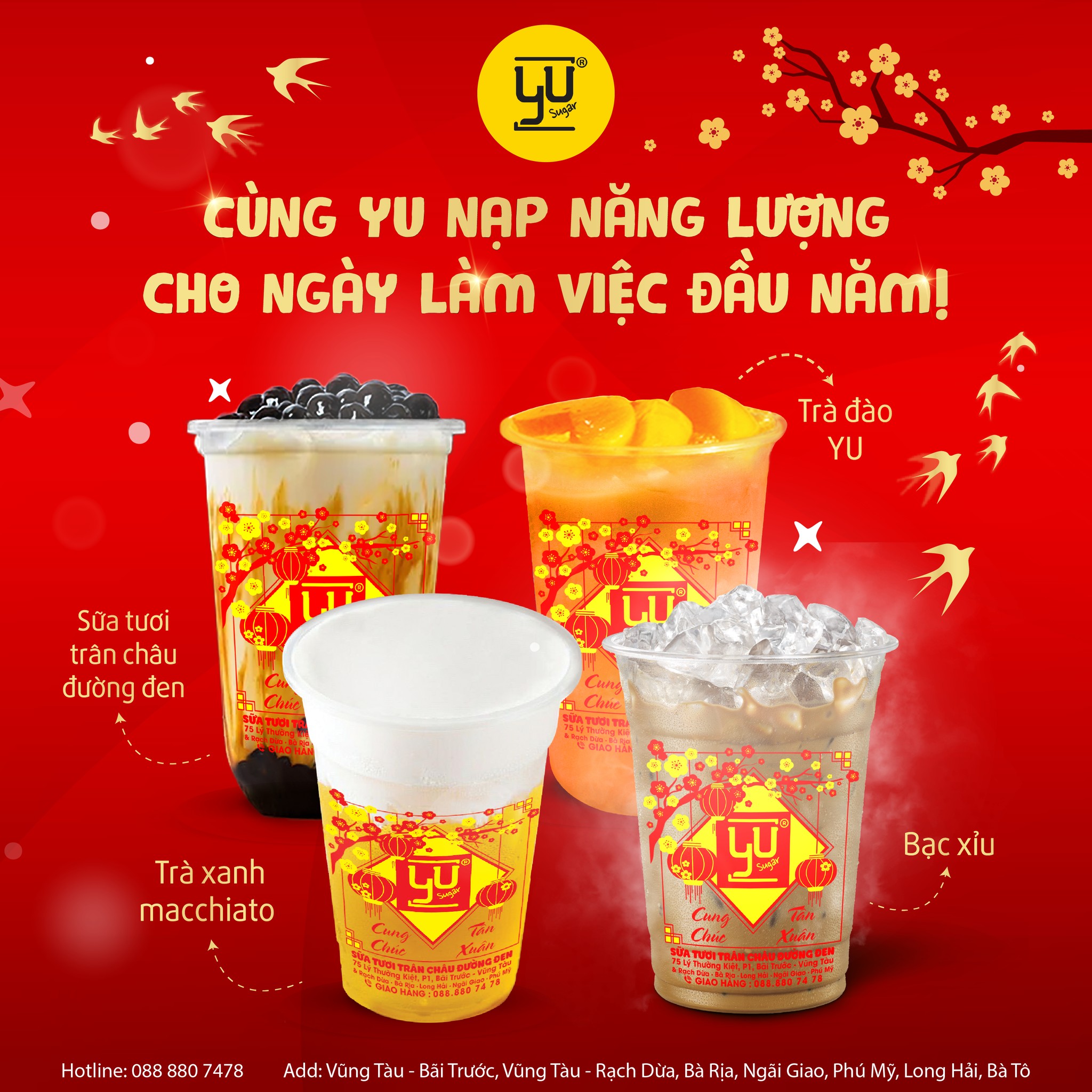 YU Sugar - Sữa tươi trân châu đường đen ảnh 2