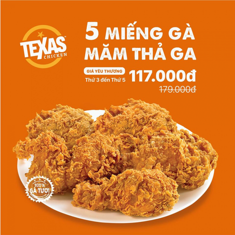 Gà rán Texas Chicken ảnh 1