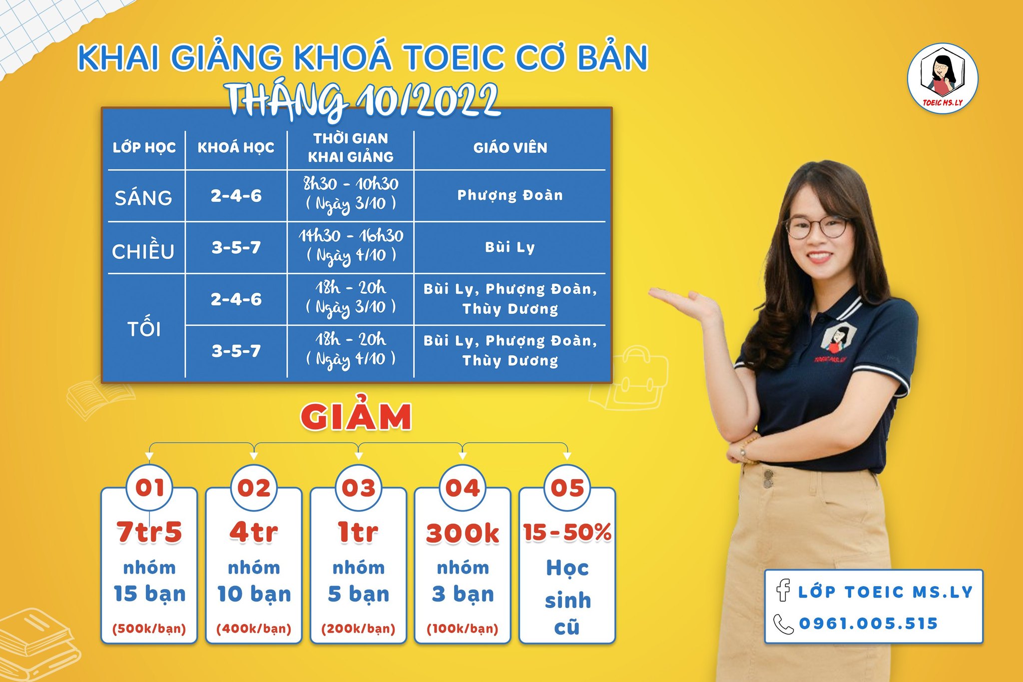 Lớp Toeic Ms. Ly ảnh 3