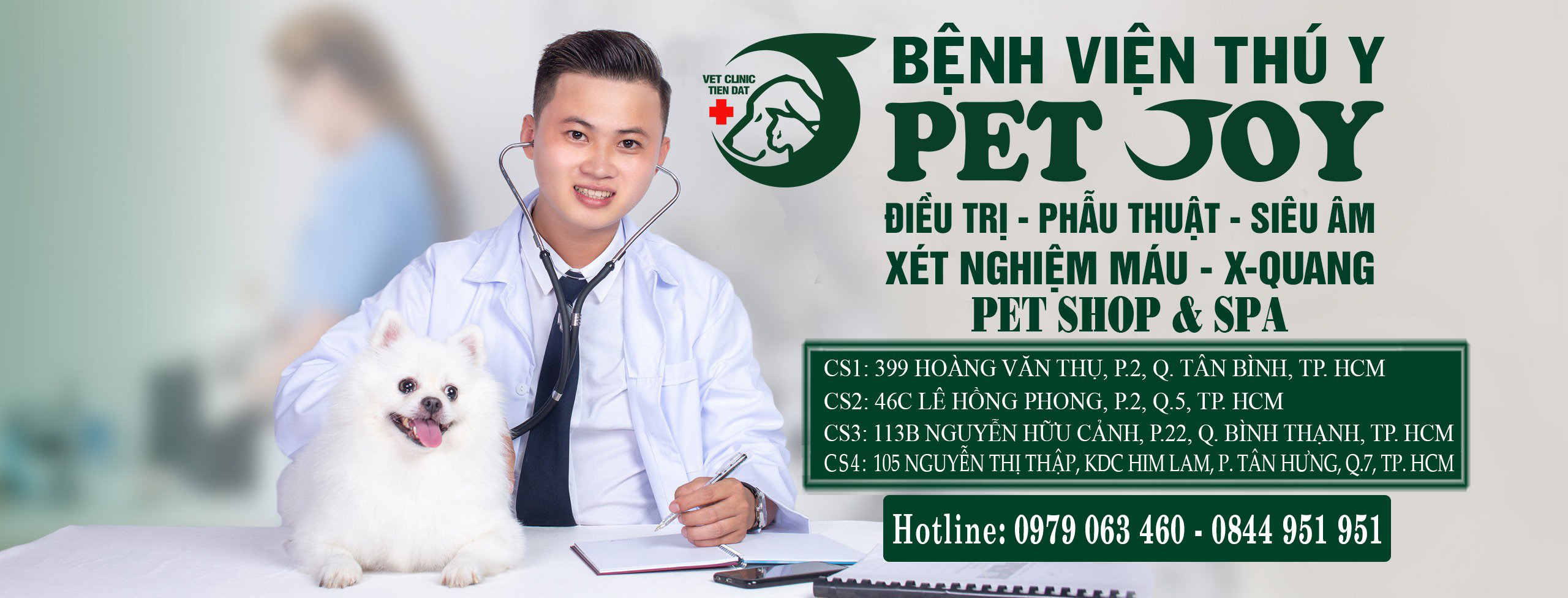 Phòng khám thú y uy tín nhất quận Bình Thạnh, TP. HCM