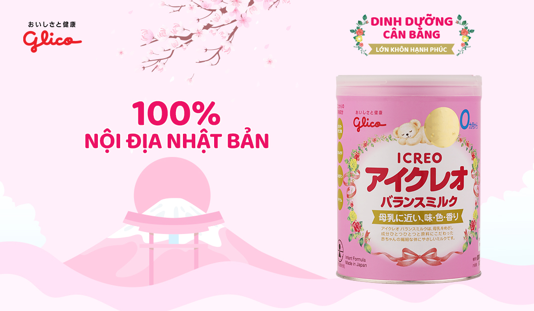 Sữa Glico của Nhật ảnh 1