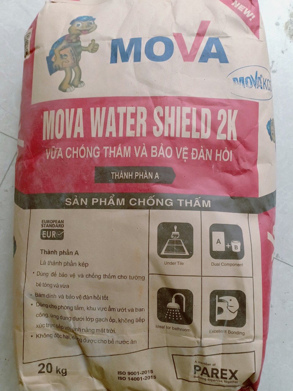 Vữa chống thấm Mova Lastic 228 ảnh 2