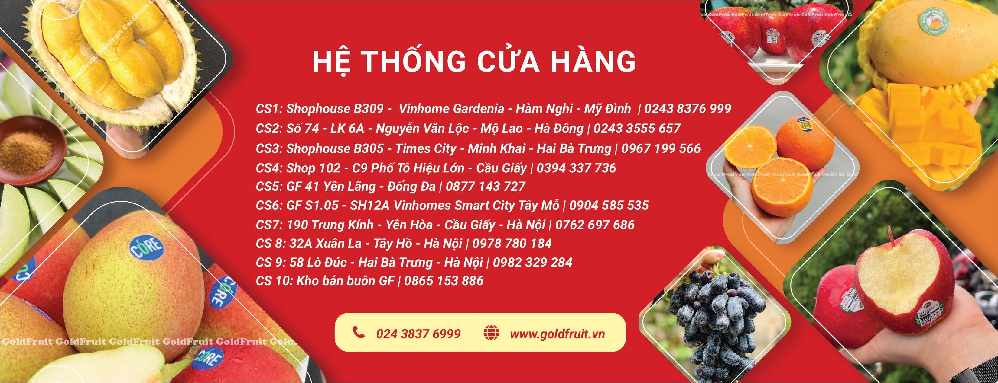 Hệ thống cửa hàng Gold Fruit ảnh 1