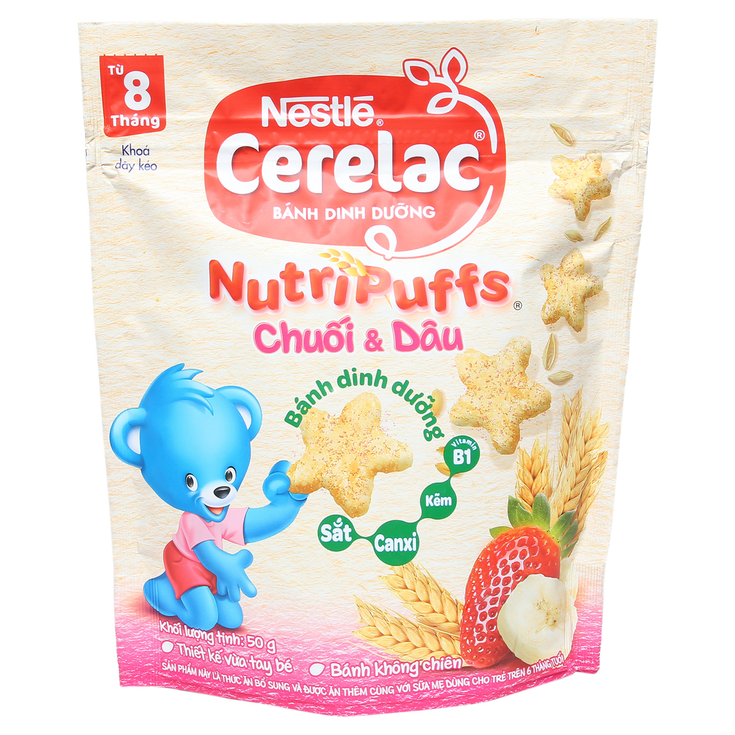 Bánh ăn dặm Nestle Cerelac Nutripuffs ảnh 1