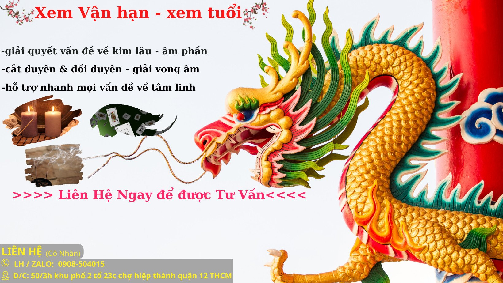 Cô Nhàn coi bói ảnh 1