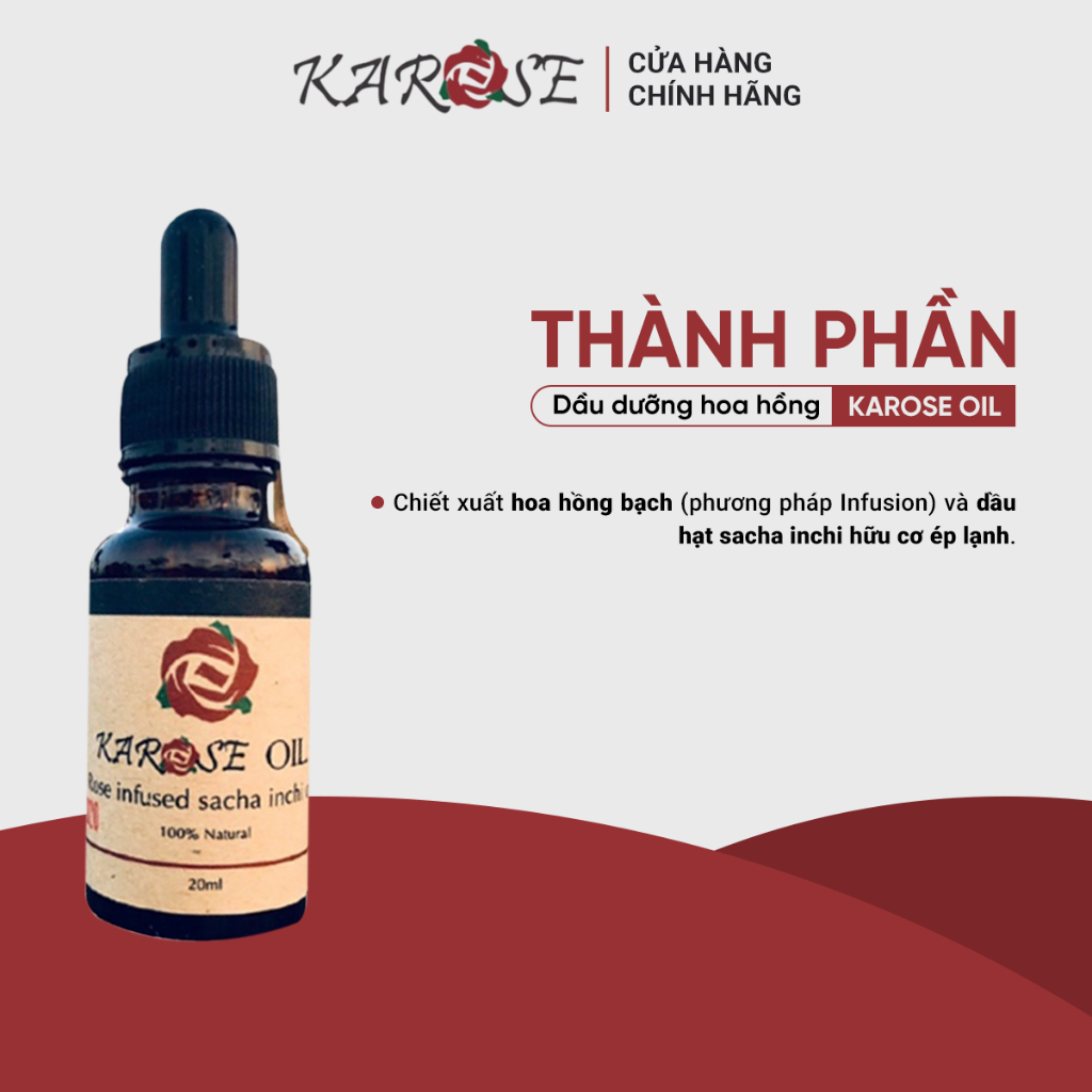 Dầu dưỡng hoa hồng Karose Oil ảnh 1