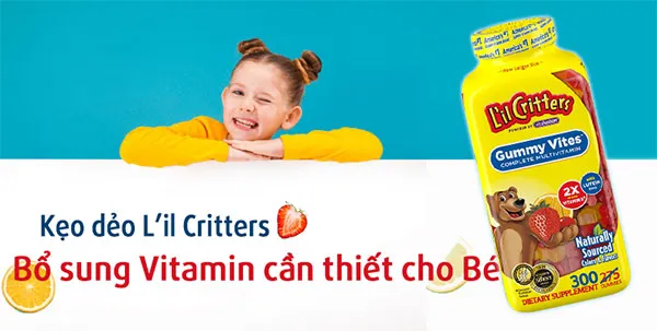 Kẹo dẻo Lil Critter Gummie Vite ảnh 1