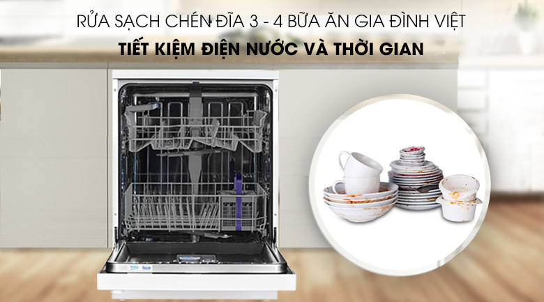 Máy rửa chén độc lập Beko DFN05311W ảnh 2