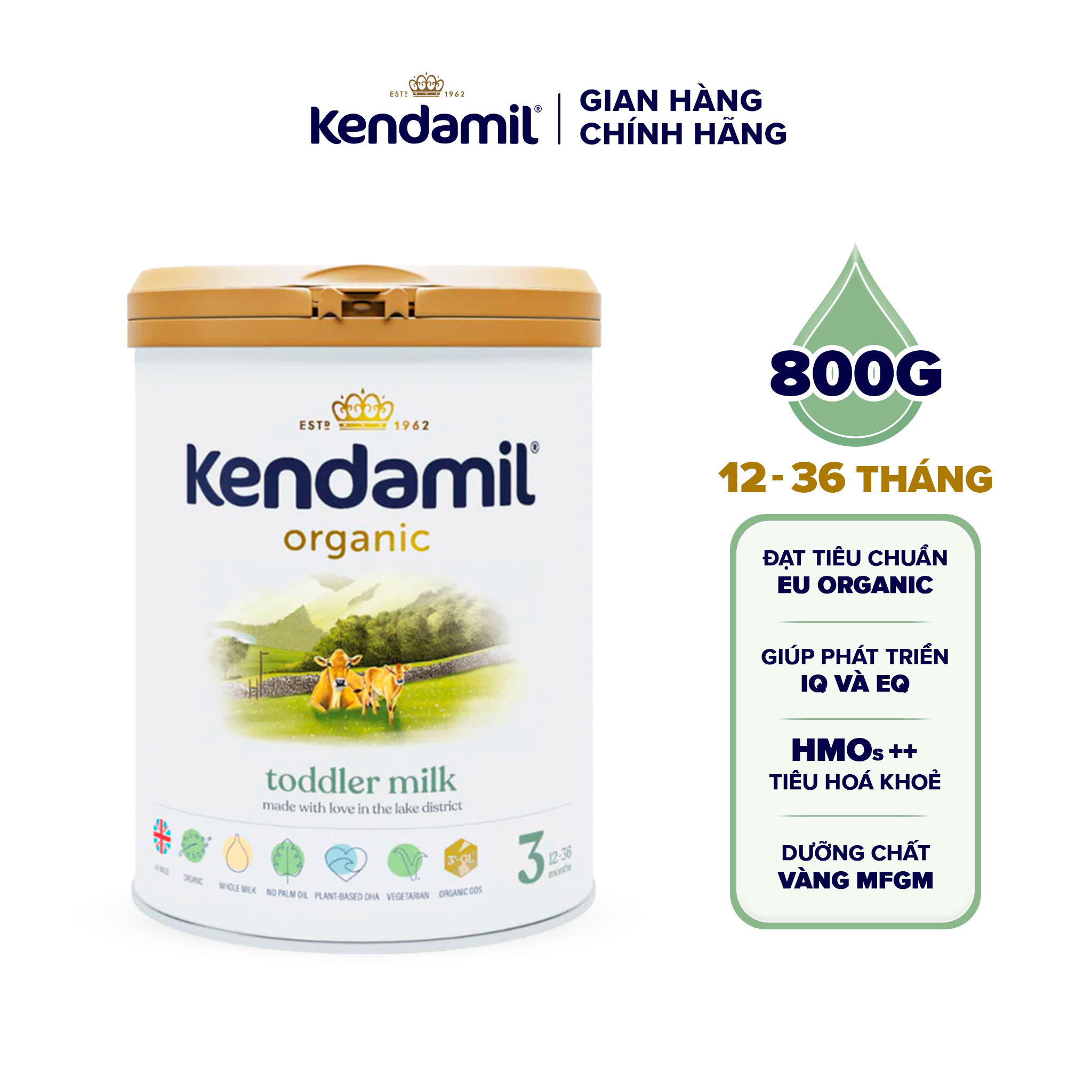Sữa công thức hữu cơ Kendamil Organic ảnh 1
