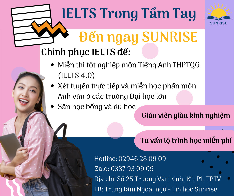 Trung tâm luyện thi IELTS tốt nhất Trà Vinh