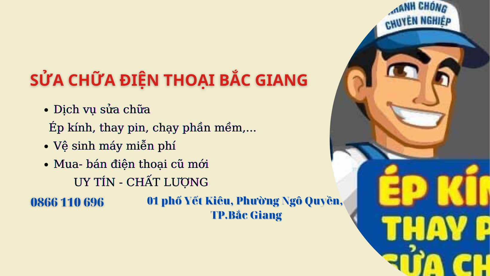 Trung tâm Sửa chữa Điện thoại Bắc Giang ảnh 1