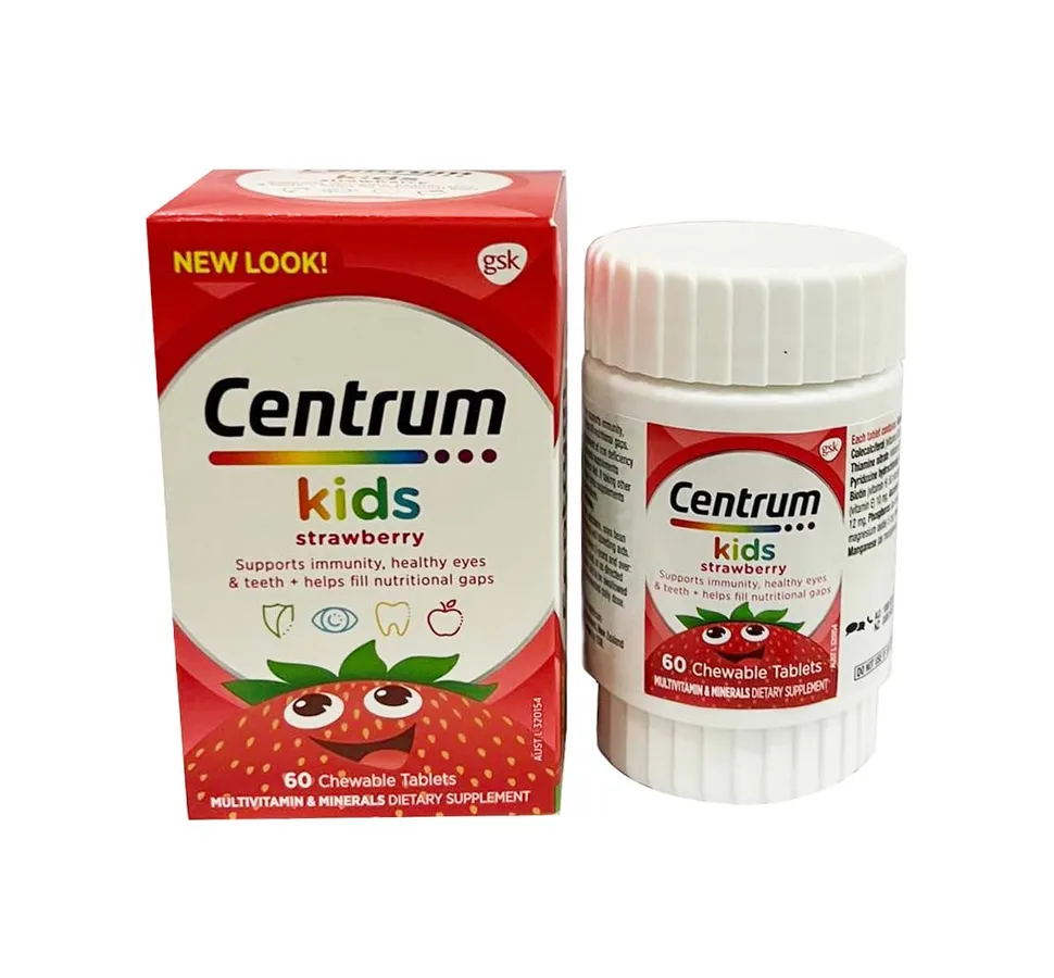 Viên nhai Centrum Kids Strawberry ảnh 1