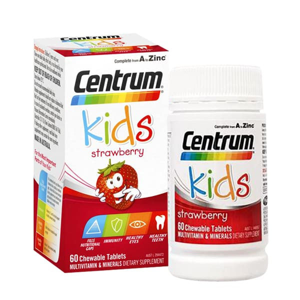 Viên nhai Centrum Kids Strawberry ảnh 2