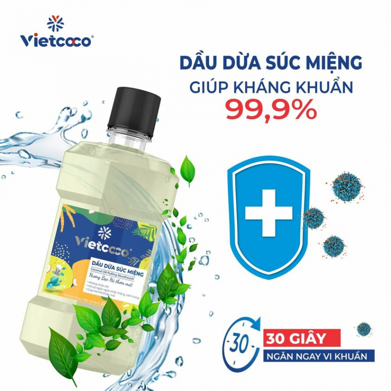 Dầu dừa súc miệng Vietcoco ảnh 2