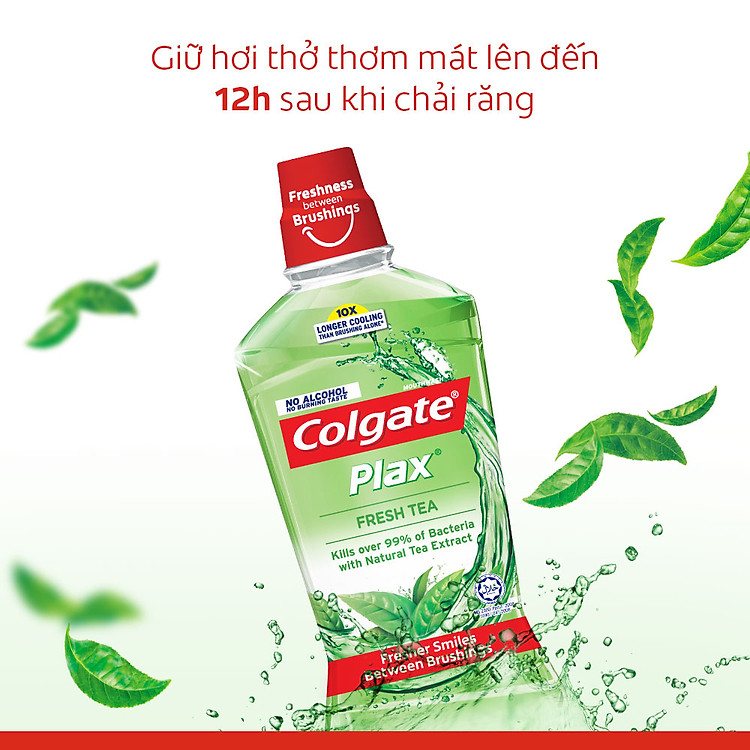 Nước súc miệng Colgate kháng 99% vi khuẩn Plax ảnh 1