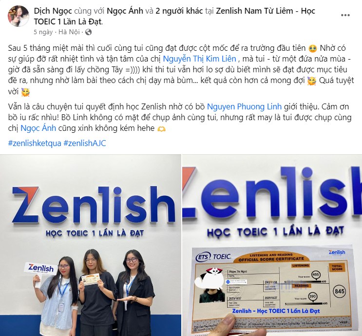 Zenlish - Học TOEIC 1 Lần Là Đạt ảnh 2