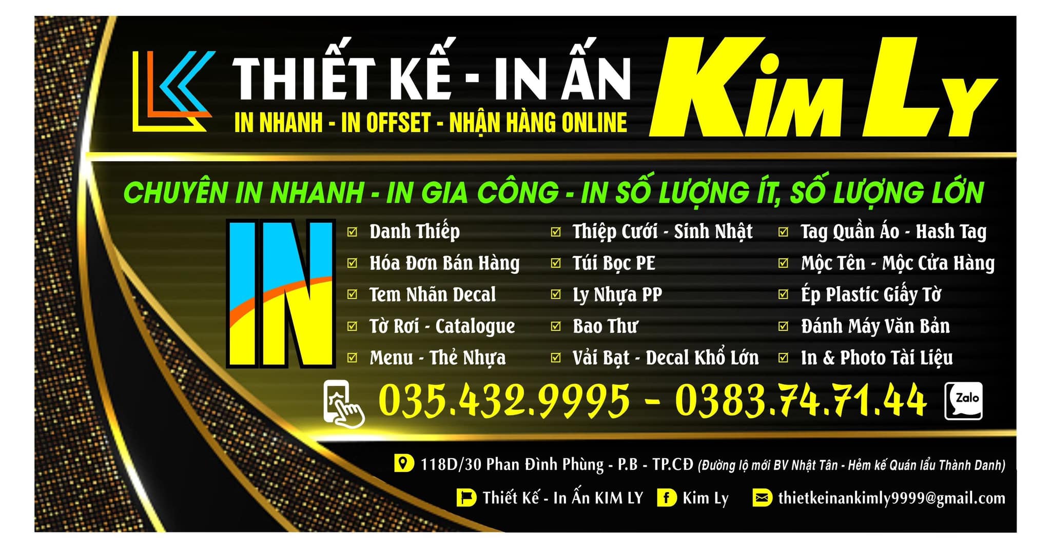 Thiết Kế - In Ấn Kim Ly ảnh 1