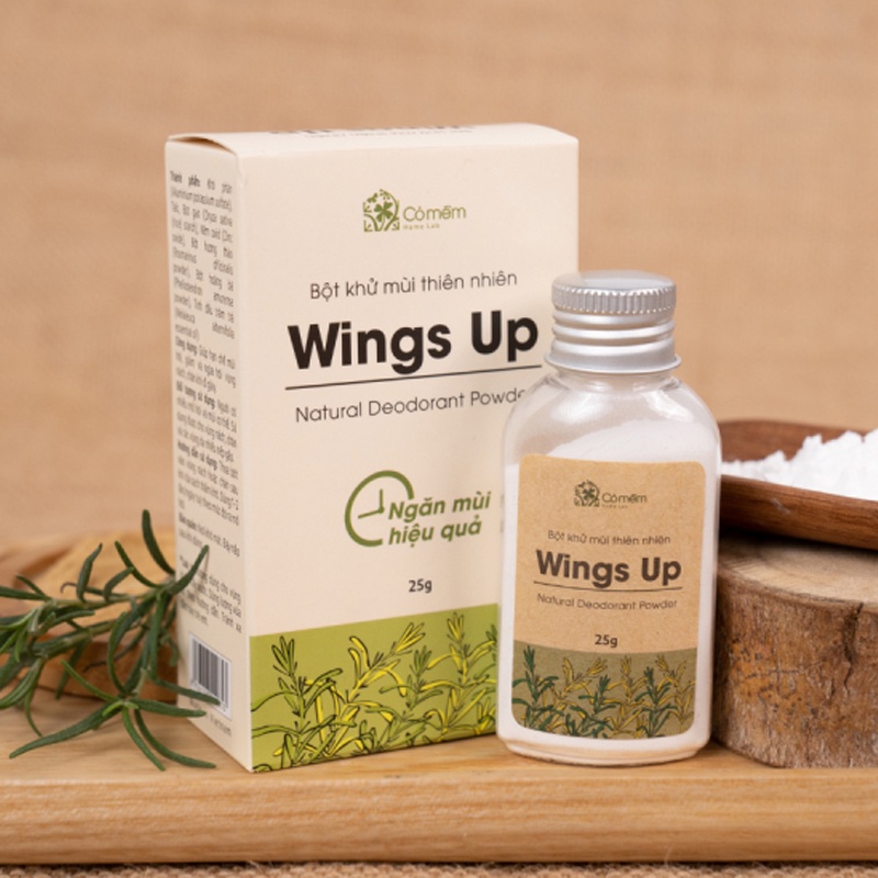 Bột khử mùi Wings Up khử mùi Cỏ Mềm 25g ảnh 2