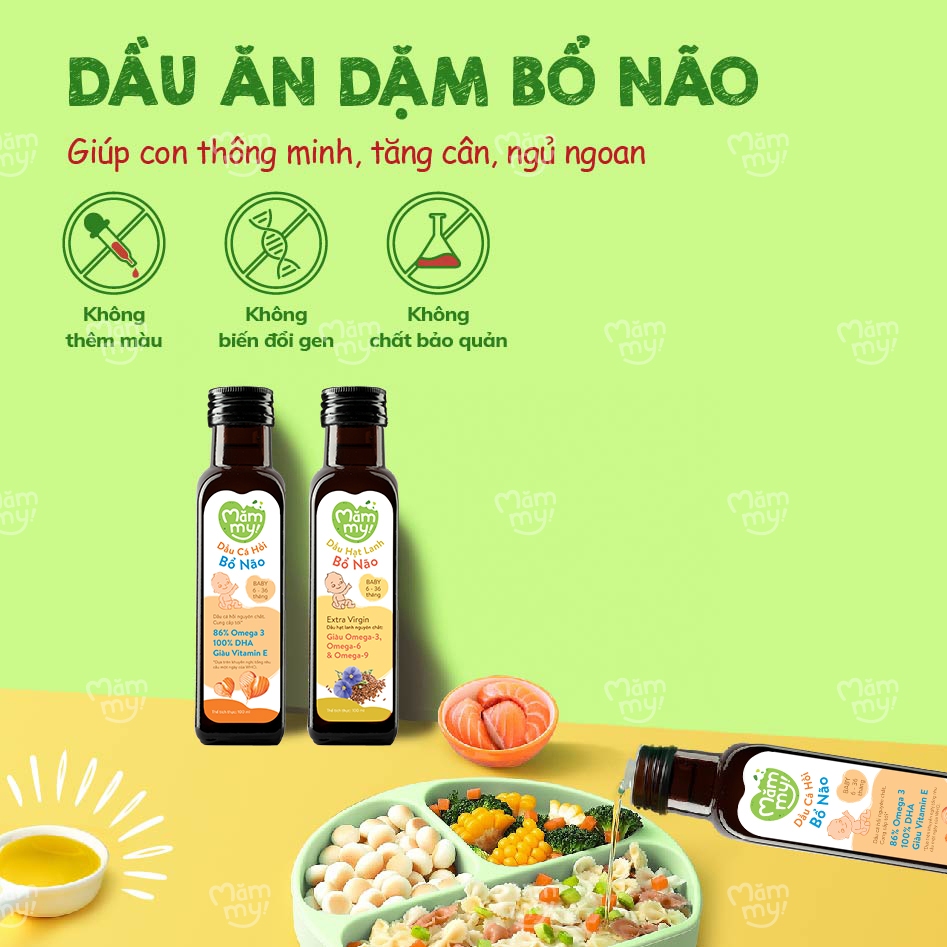 Dầu ăn dặm bổ não Mămmy ảnh 1