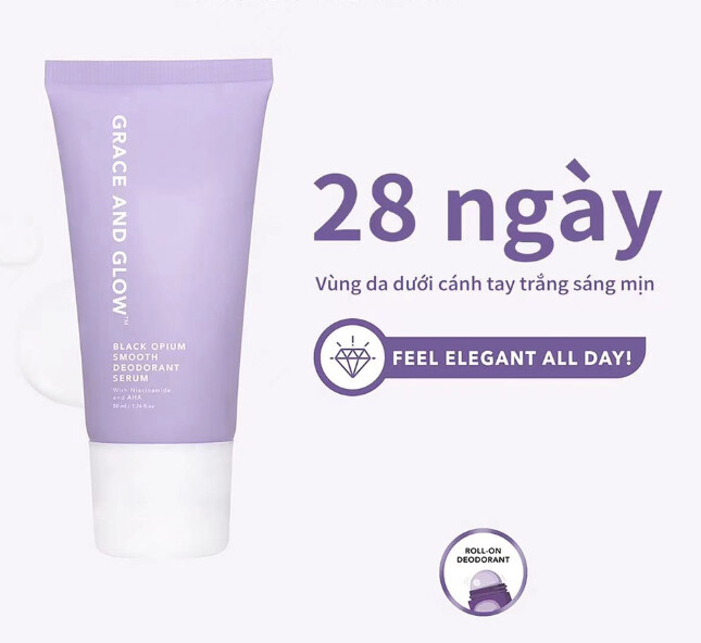 Lăn khử mùi Grace & Glow Black Opium Smooth Deodorant ảnh 2