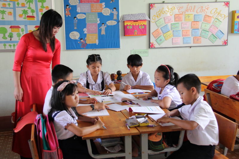 Xem mình là mẹ và học trò là con
