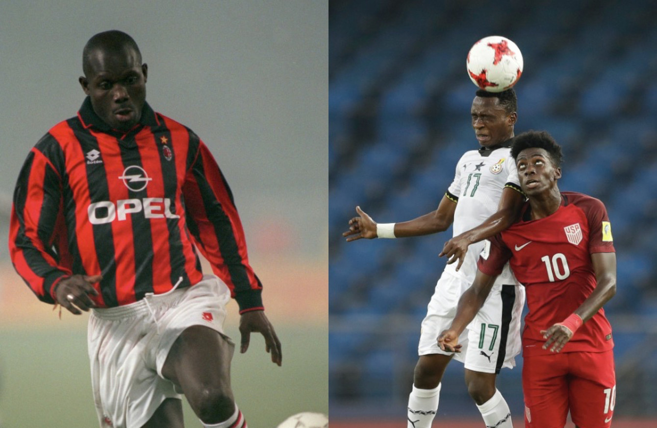 George Weah nổi tiếng khi còn khoác áo AC Milan ảnh 1