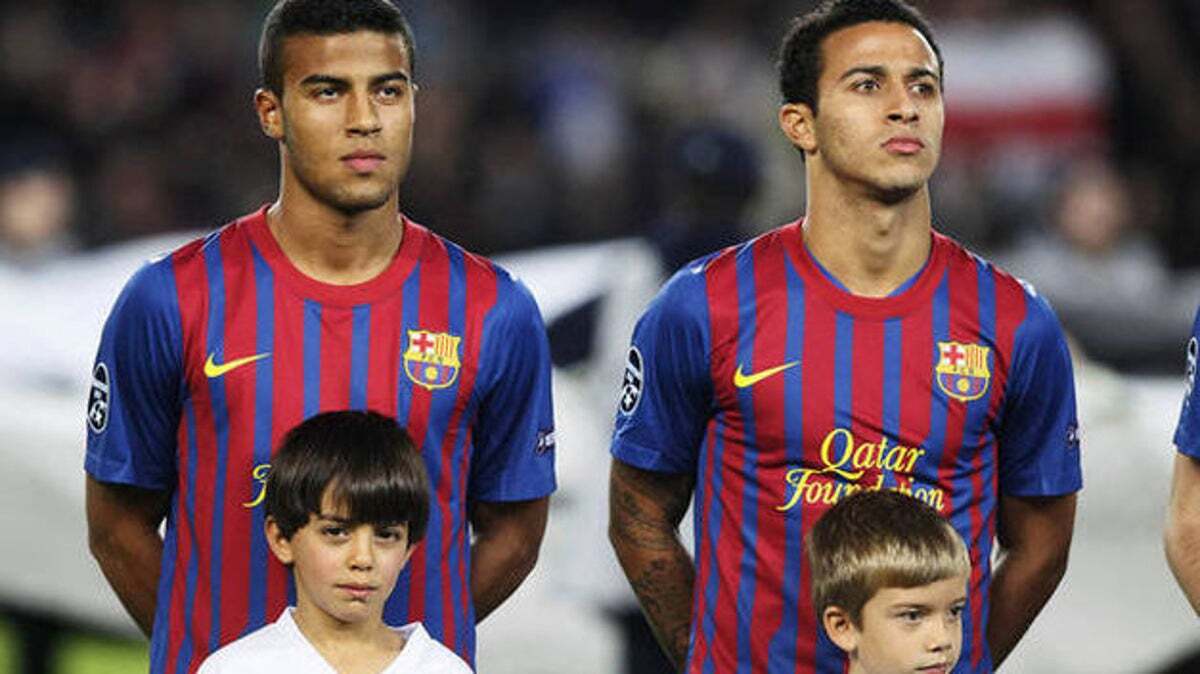 Thiago và Rafinha đều được đào tạo ở lò La Masia danh tiếng ảnh 1