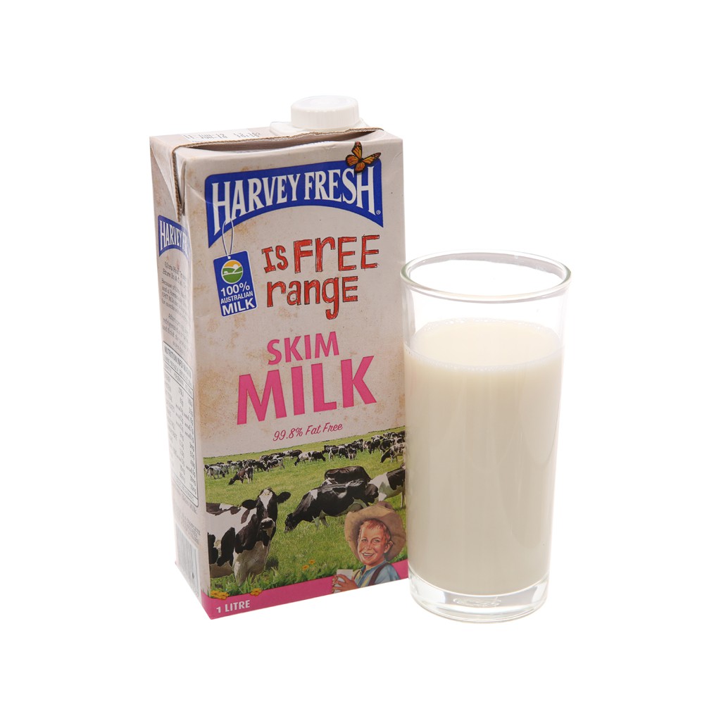Sữa tươi Harvey Fresh không béo ảnh 1