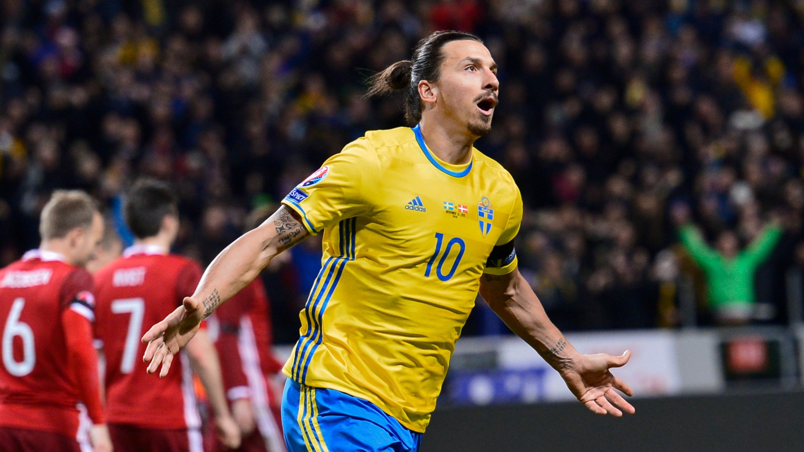 Đầu tàu Thụy Điển, Ibrahimovic có những bàn thắng rất đẹp mắt ảnh 1