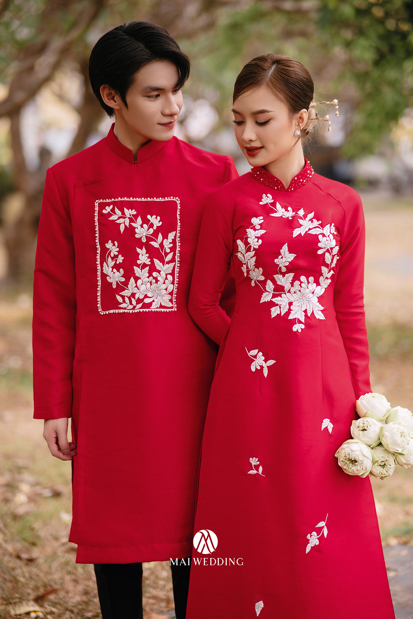 Áo dài cưới Mai Wedding ảnh 1