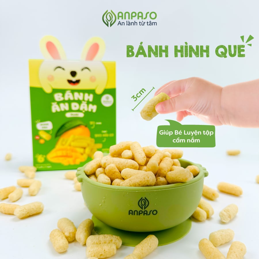 Bánh gạo ăn dặm cho bé Anpaso ảnh 1