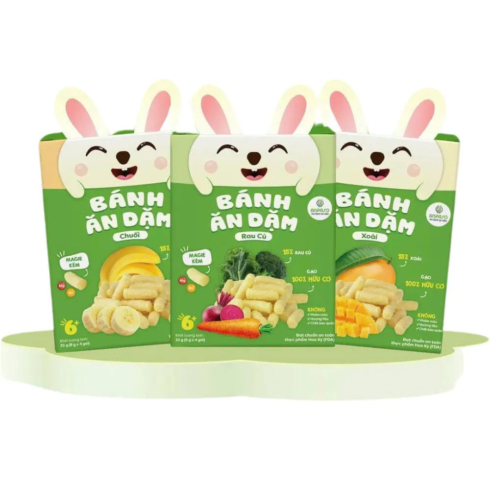 Bánh gạo ăn dặm cho bé Anpaso ảnh 2