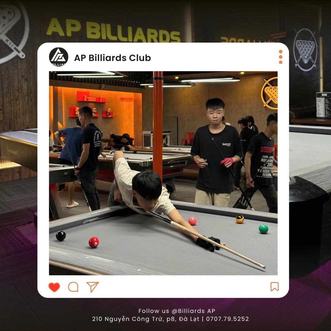 Billiards AP - Hệ thống Billiards Chuyên Nghiệp tại Đà Lạt ảnh 1
