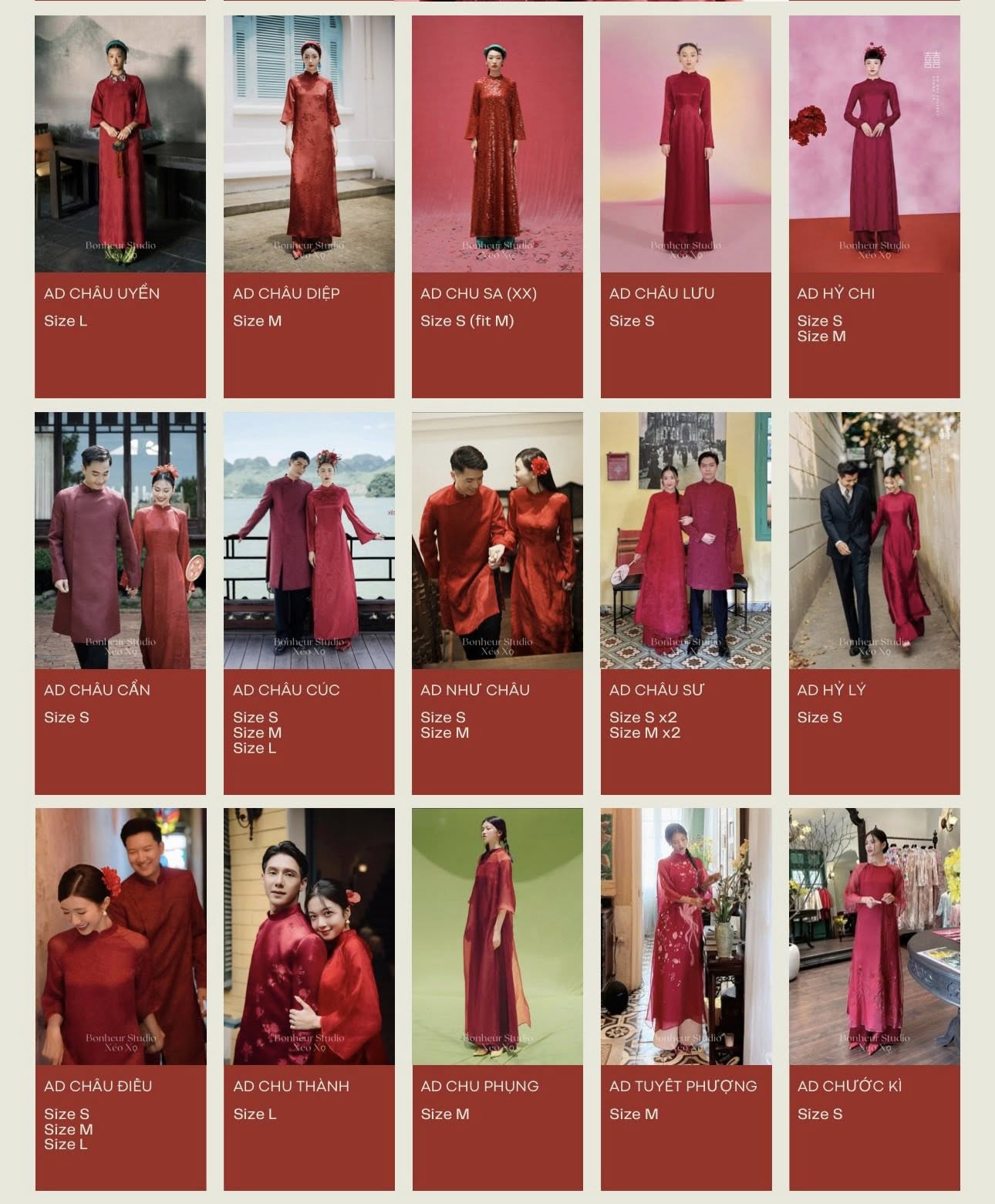 Bonheur Studio - Cho thuê áo dài thiết kế chính hãng ảnh 2