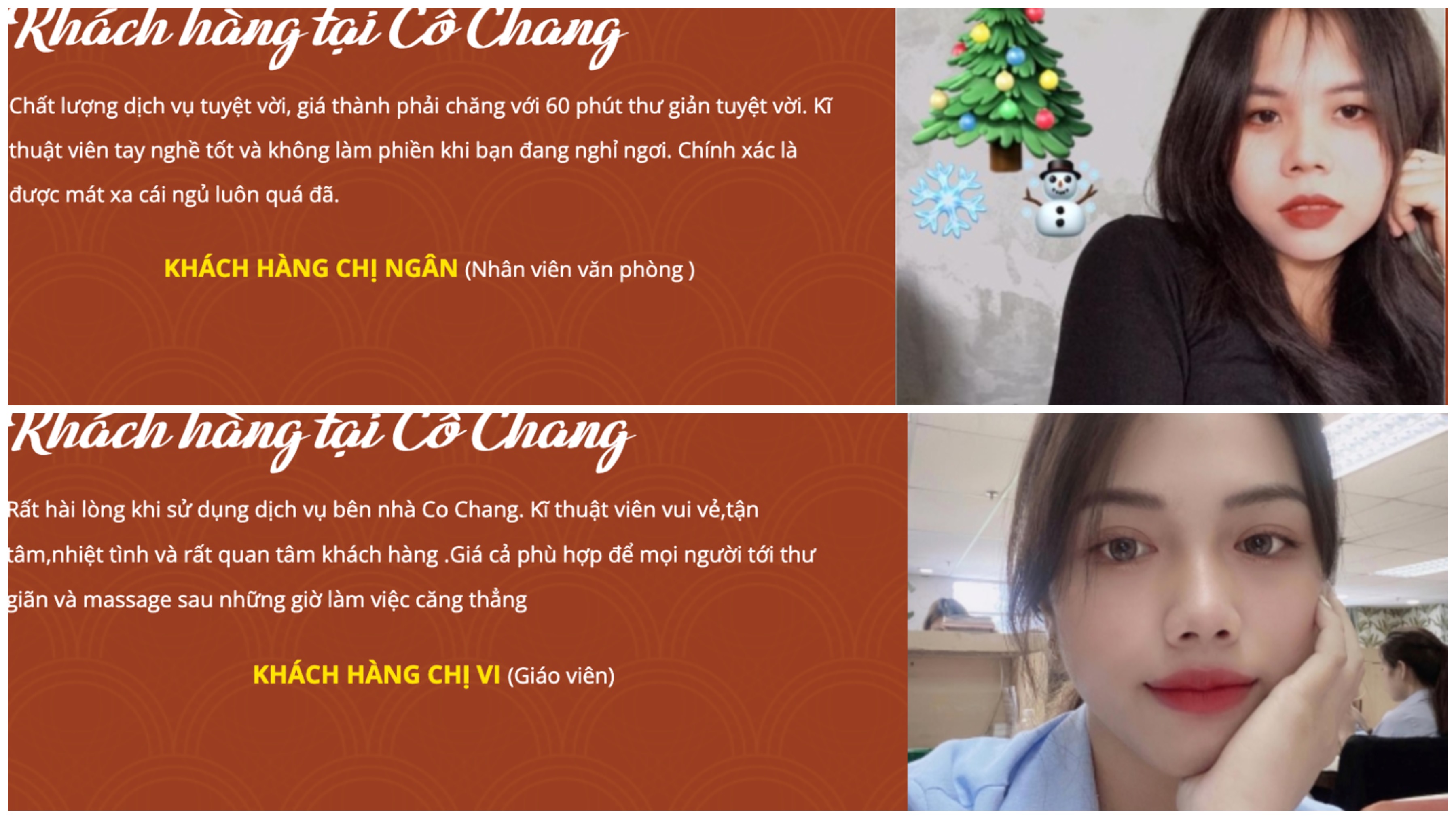 Feed back khách hàng tại spa Dưỡng sinh Cô Chang ảnh 1