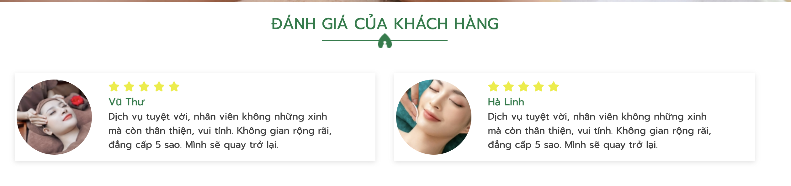 Feed back khách hàng tại spa Dưỡng Sinh Mộc Miên ảnh 1