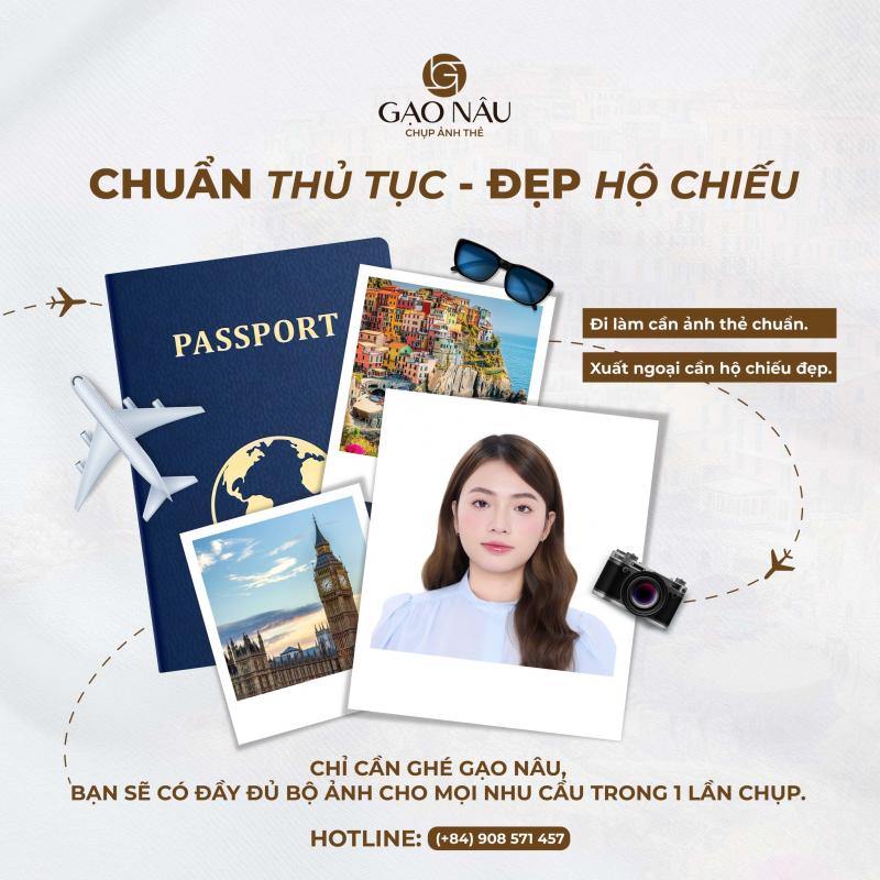 Gạo Nâu Chụp Ảnh Thẻ – Dịch vụ ảnh thẻ visa kết hợp trải nghiệm thư giãn ảnh 2
