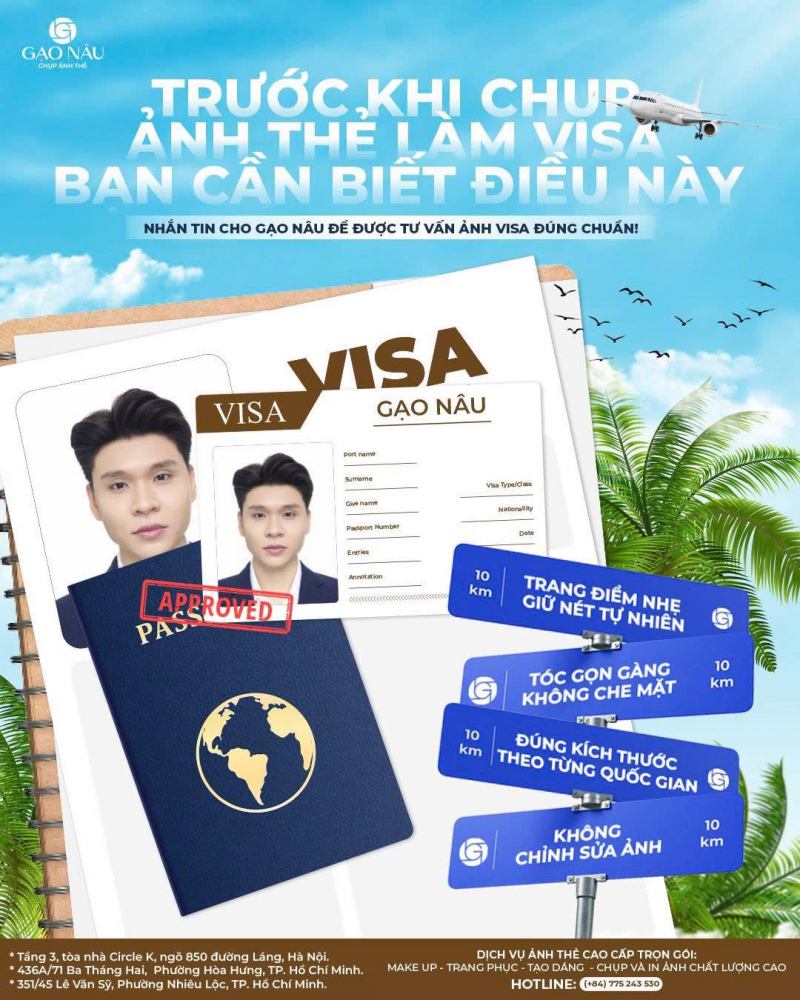 Gạo Nâu Chụp Ảnh Thẻ – Dịch vụ chụp ảnh thẻ visa, hộ chiếu chỉn chu tại TPHCM ảnh 1