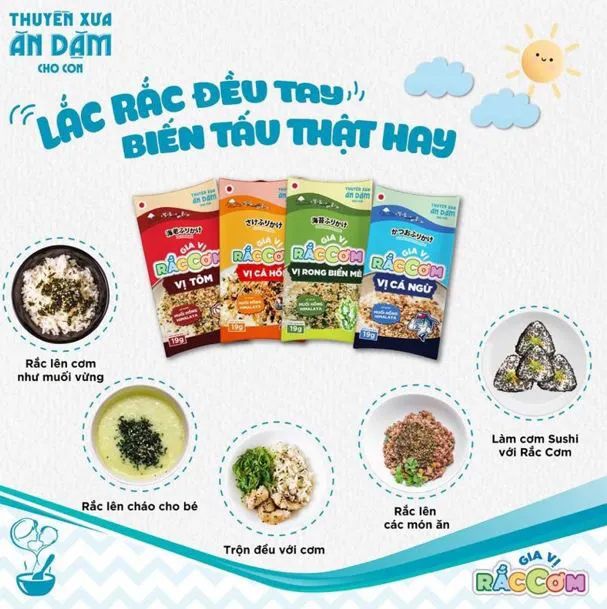 Gia Vị Rắc Cơm Thuyền Xưa Ăn Dặm Cho Bé ảnh 1