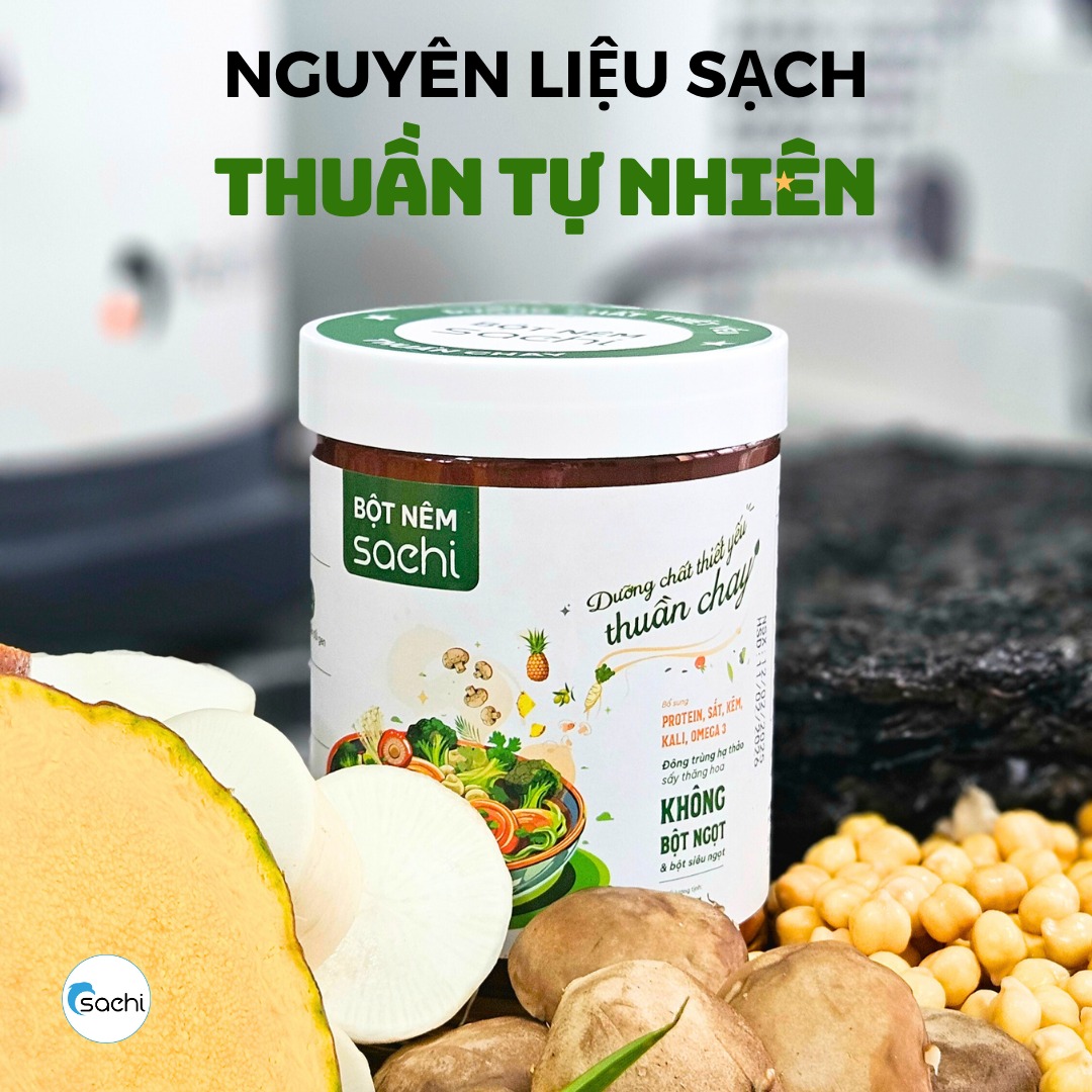 Hạt nêm ăn dặm Rau củ Sachi ảnh 1