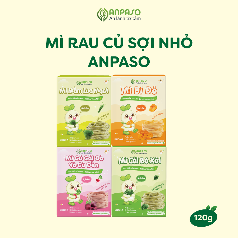 Mì rau củ ăn dặm Anpaso ảnh 1