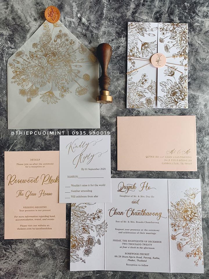 Thiệp Cưới Mint - Wedding Invitation ảnh 1