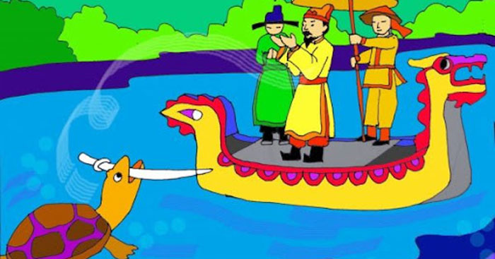 giáo án truyện Sự tích Hồ Gươm (lớp 5 - 6 tuổi) chi tiết nhất