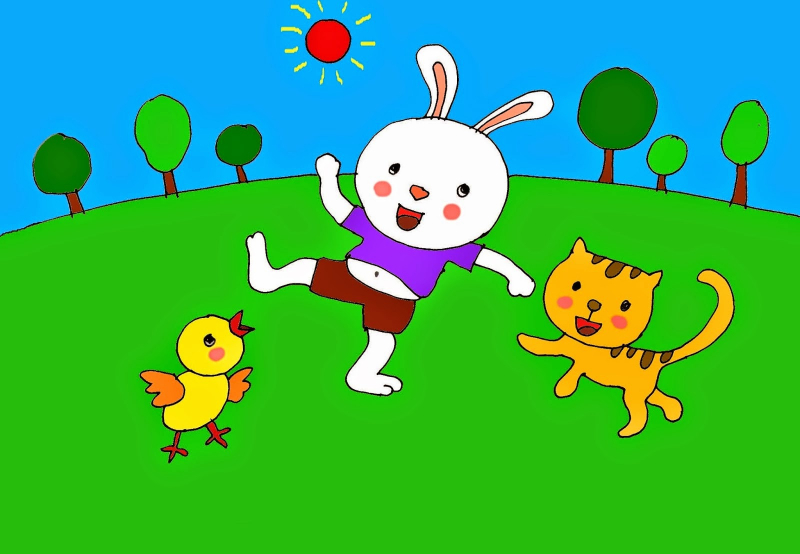 giáo án truyện chiếc ô của thỏ trắng (trẻ 24 - 36 tháng) chi tiết nhất