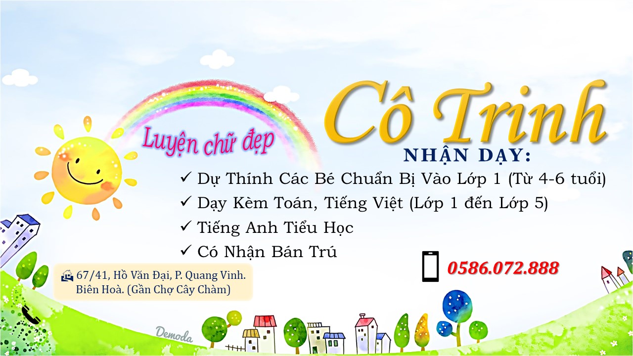 Lớp tiền tiểu học Cô Trinh ảnh 1