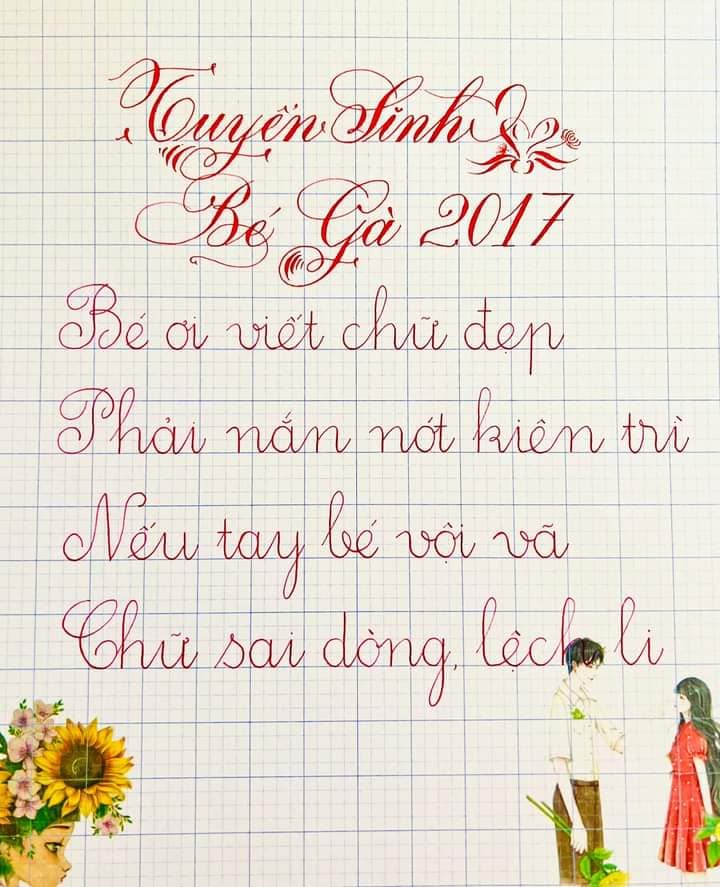 Luyện chữ đẹp cô Đức ảnh 1