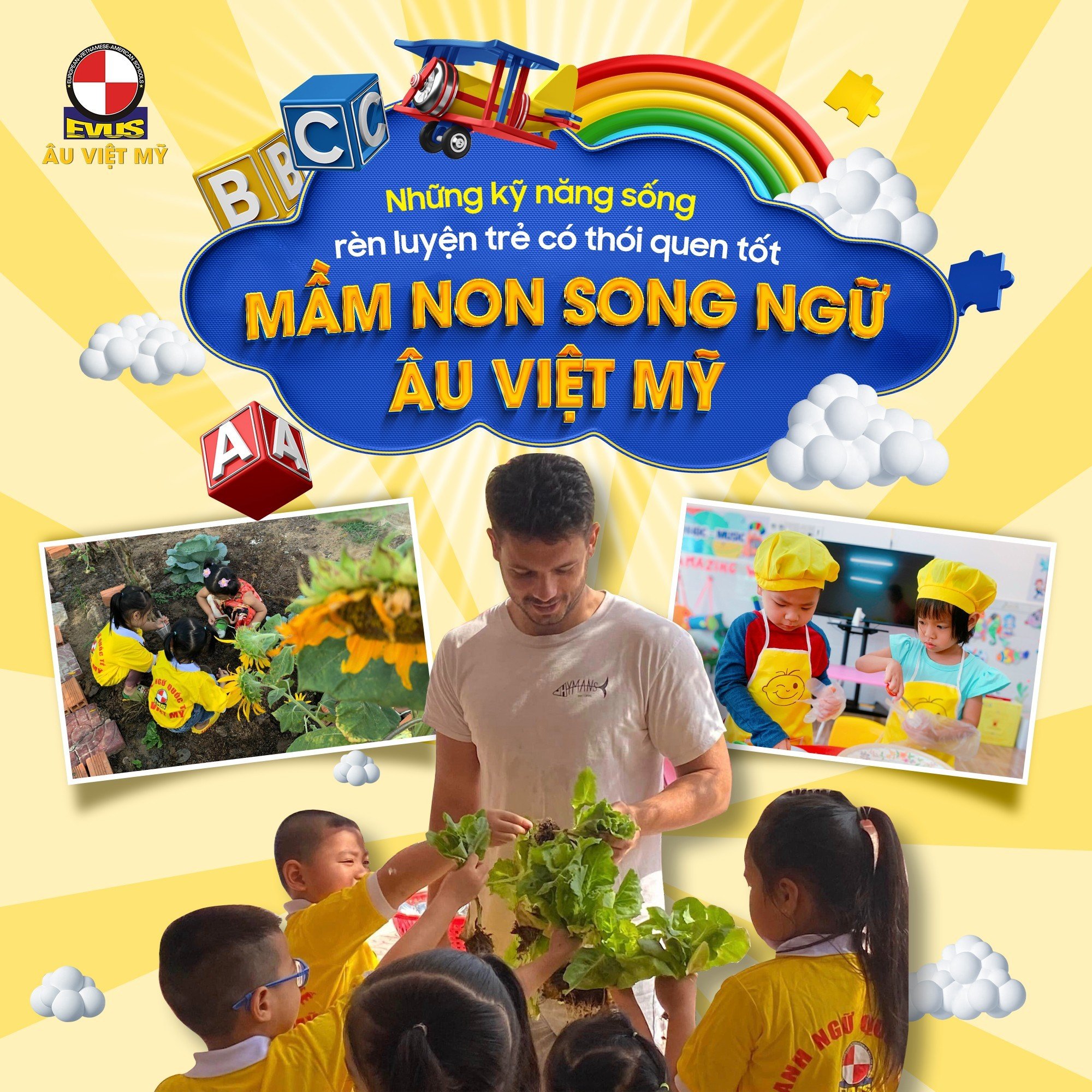 Mầm Non Song Ngữ Âu Việt Mỹ ảnh 2